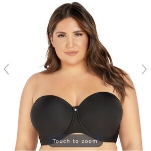 Parfait Elise black strapless multi-way bra UK 30H (US 30K)